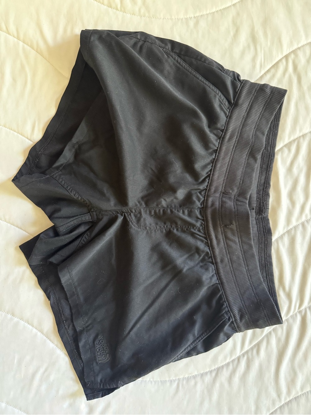The North Face Women's Black Elastic Waist Athletic Shorts